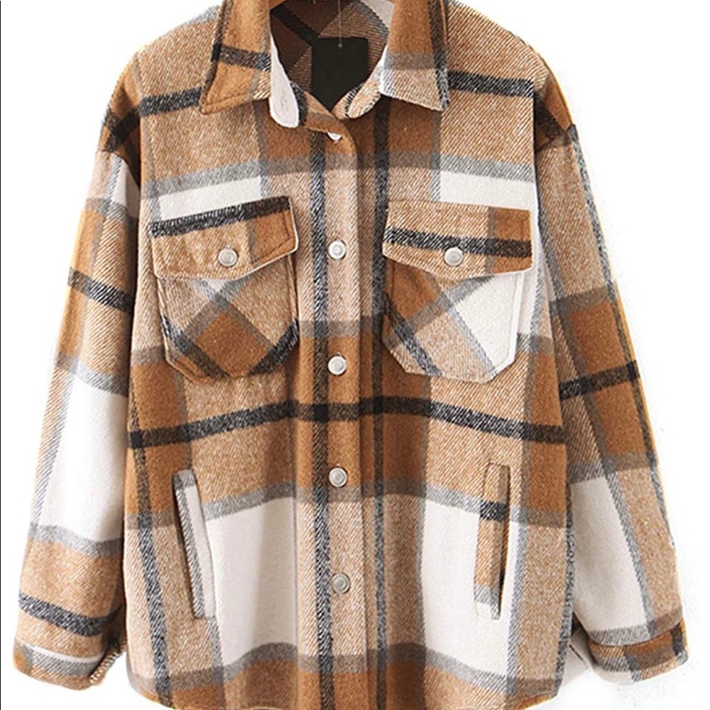 Plaid shacket